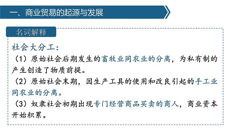 第7课 古代的商业贸易 课件------2023-2024学年高二历史统编版(2019)选择性必修207