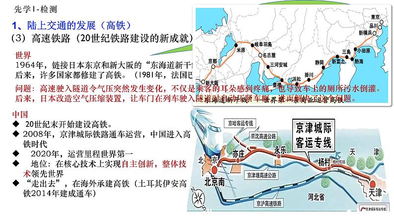 第13课 现代交通运输的新变化 课件 ------2023-2024学年高二历史统编版(2019)选择性必修206