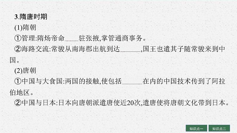 2025届高三一轮复习历史课件(人教版新高考新教材)第33讲 民族关系与国家关系 课时2第7页