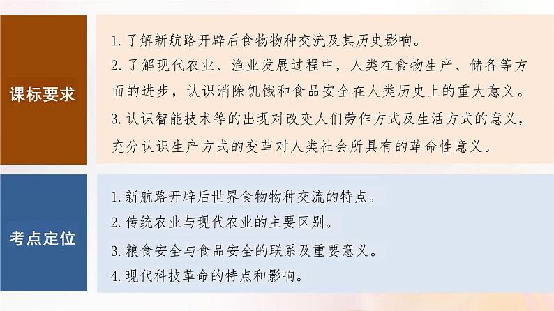 第54讲 近现代:物种交流食物生产与科技进步 课件--2024届高三历史统编版(2019)选择性必修2一轮复习(江苏专用)第2页