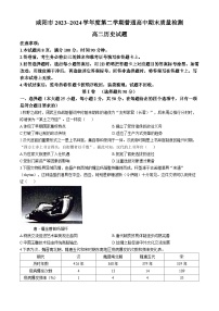 陕西省咸阳市2023-2024学年高二下学期期末考试历史试题（含答案）