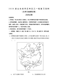2025屆山東省棗莊市高三高考仿真模擬歷史試卷