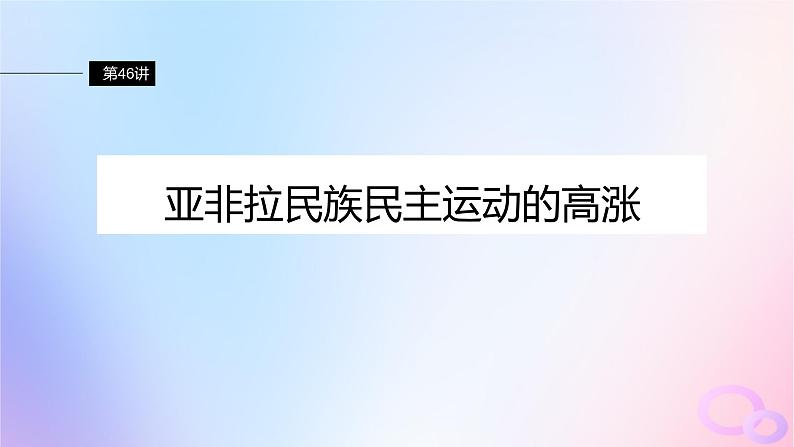 浙江专用新教材2024届高考历史一轮复习第六部分现代世界第十七单元第46讲亚非拉民族民主运动的高涨课件第2页