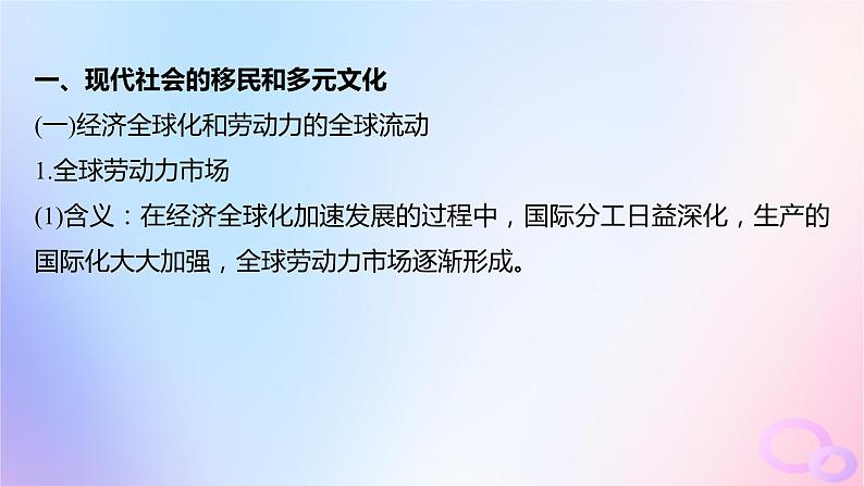 浙江专用新教材2024届高考历史一轮复习第六部分现代世界第十九单元第54讲现代世界的人口迁徙战争与多元文化课件第5页