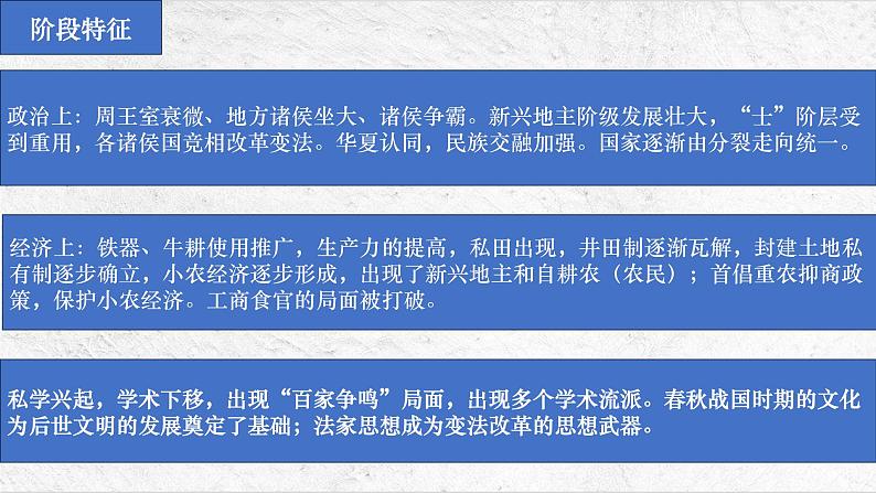第3讲 春秋战国时期(课件)--2025届高三统编版(2019)必修中外历史纲要上一轮复习第4页