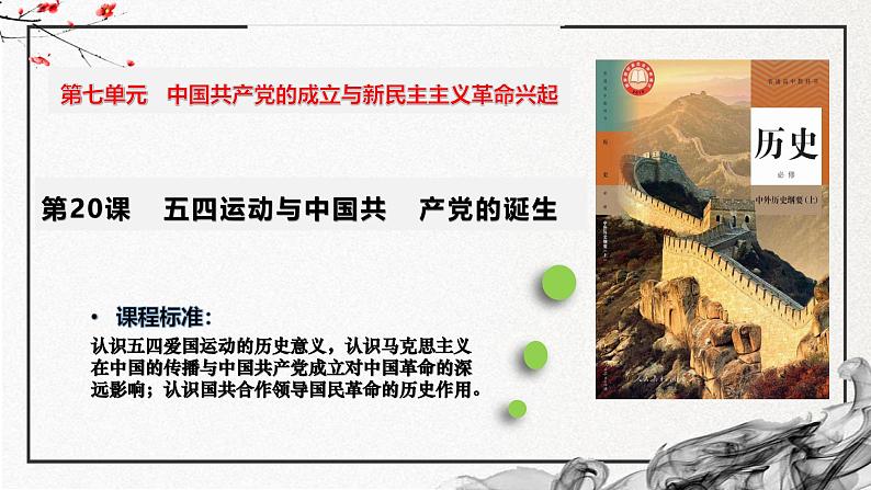 第20课 五四运动与中国共产党的诞生(精美课件)第2页
