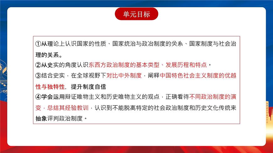 【新課標】第一單元《政治制度》單元解讀課件第5頁