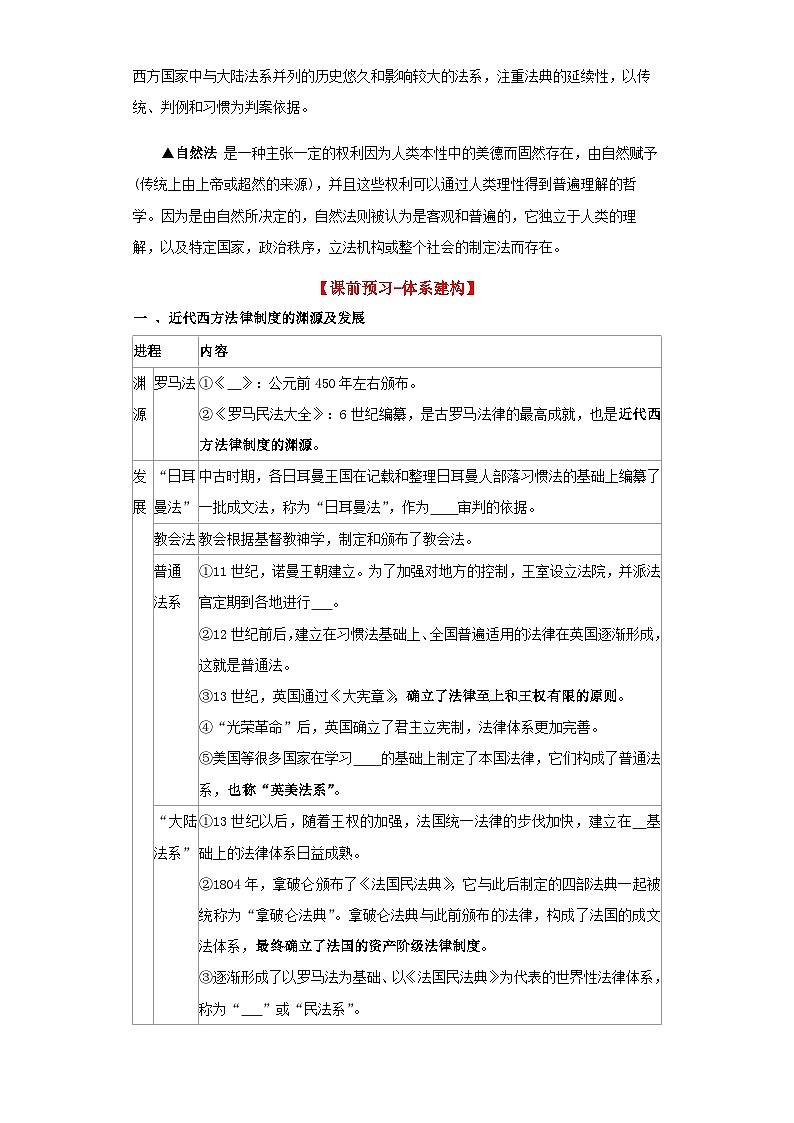 【新课标】9《近代西方的法律与教化》课件+教案+导学案+分层作业02