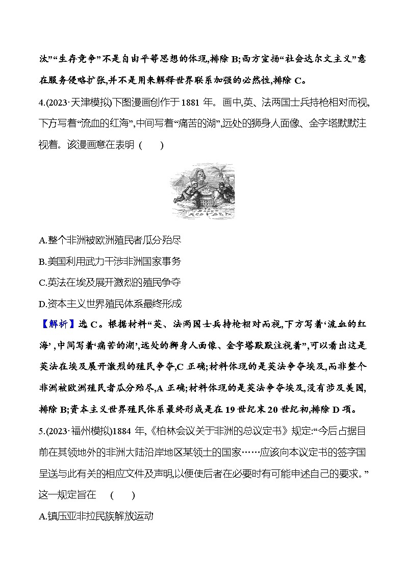 二十四资本主义世界殖民体系的形成及亚非拉民族独立运动第3页