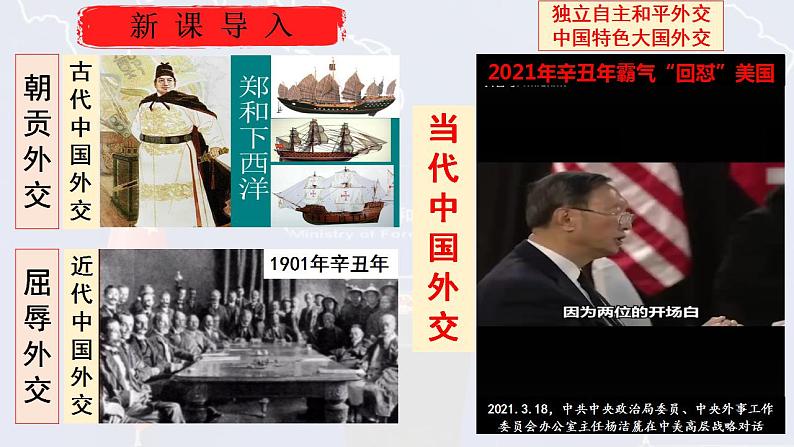 【同步课件】高中历史选必一第14课 当代中国的外交课件01