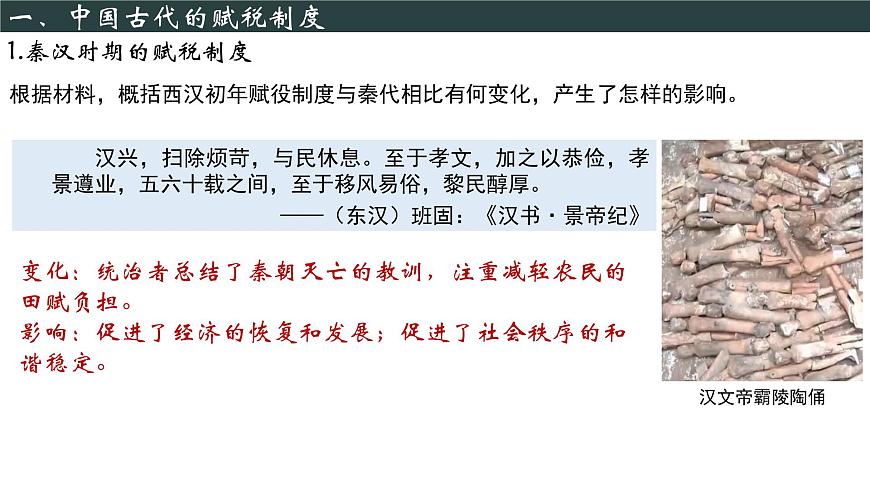 【同步課件】高中歷史選必一第16課 中國賦稅制度的演變課件第5頁
