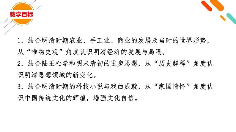 人教统编版《中外历史纲要》上册第四单元第十四课 明至清中叶的经济与文化ppt课件第3页