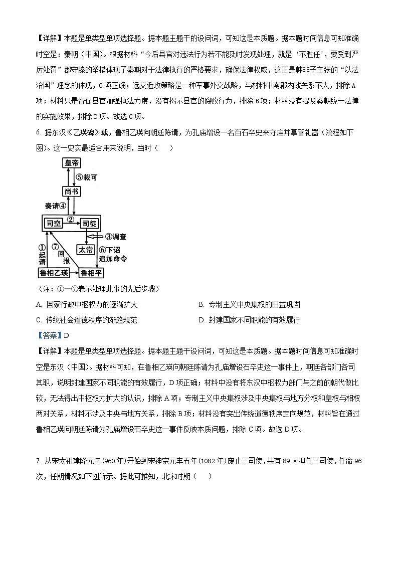 江西省于都中学2024-2025学年高二上学期开学考试历史试题(解析版)03