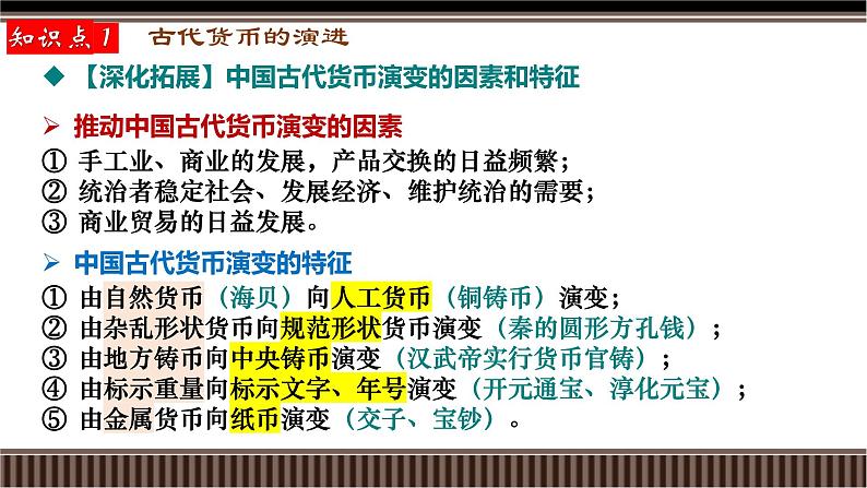 新高考历史一轮复习备课课件 第12讲+中国古代史选择性必修专题——货币与赋税制度(含答案)06