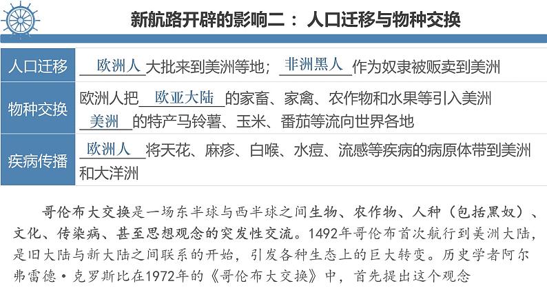 【史料学与考】新高考历史一轮复习素养提升探究课件专题3.2+全球联系的初步建立与世界格局的演变第5页