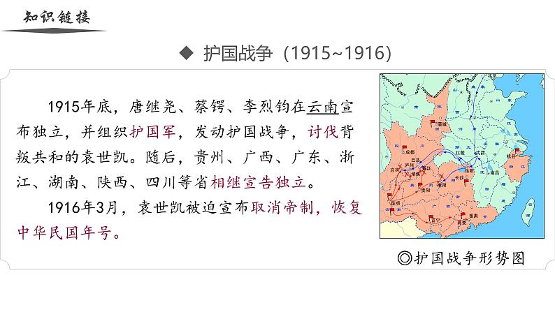 【史料学与考】新高考历史一轮复习素养提升探究课件专题6.2+北洋军阀统治时期的政治、经济与文化第8页