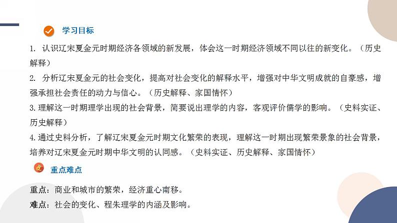 第11课 辽宋夏金元的经济、社会与文化课件----2024-2025学年高中历史必修 中外历史纲要(上)第2页