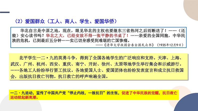 第22课 从局部战争到全国抗战课件----2024-2025学年高中历史必修 中外历史纲要(上)第6页