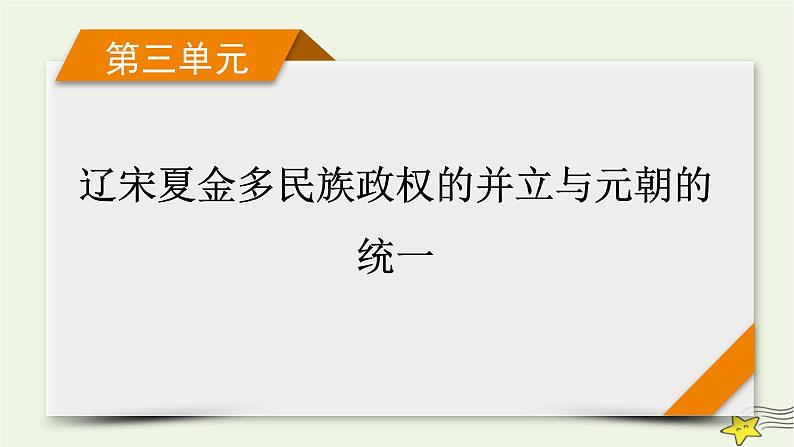 新高考高考历史一轮复习课件第3单元第8讲课时1两宋的政治和军事(含解析)01