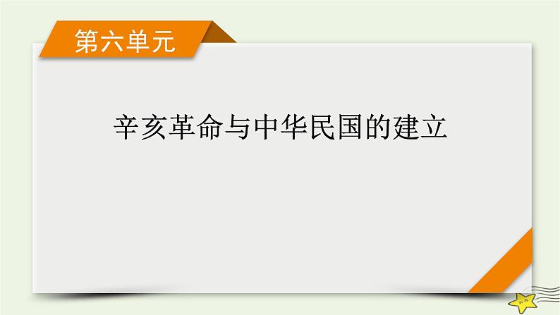 新高考高考历史一轮复习课件第6单元 第16讲 辛亥革命(含解析)第1页