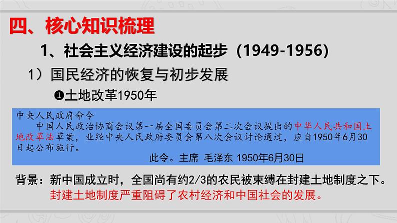 新高考历史二轮复习课件【精讲+核心素养解读+典练】专题8 现代中国的经济发展与社会生活(含解析)第5页
