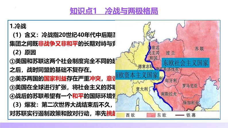 第31讲 冷战与国际格局的演变(课件)-【讲练通透】2025年高考历史一轮复习课件(高考新教材)第8页