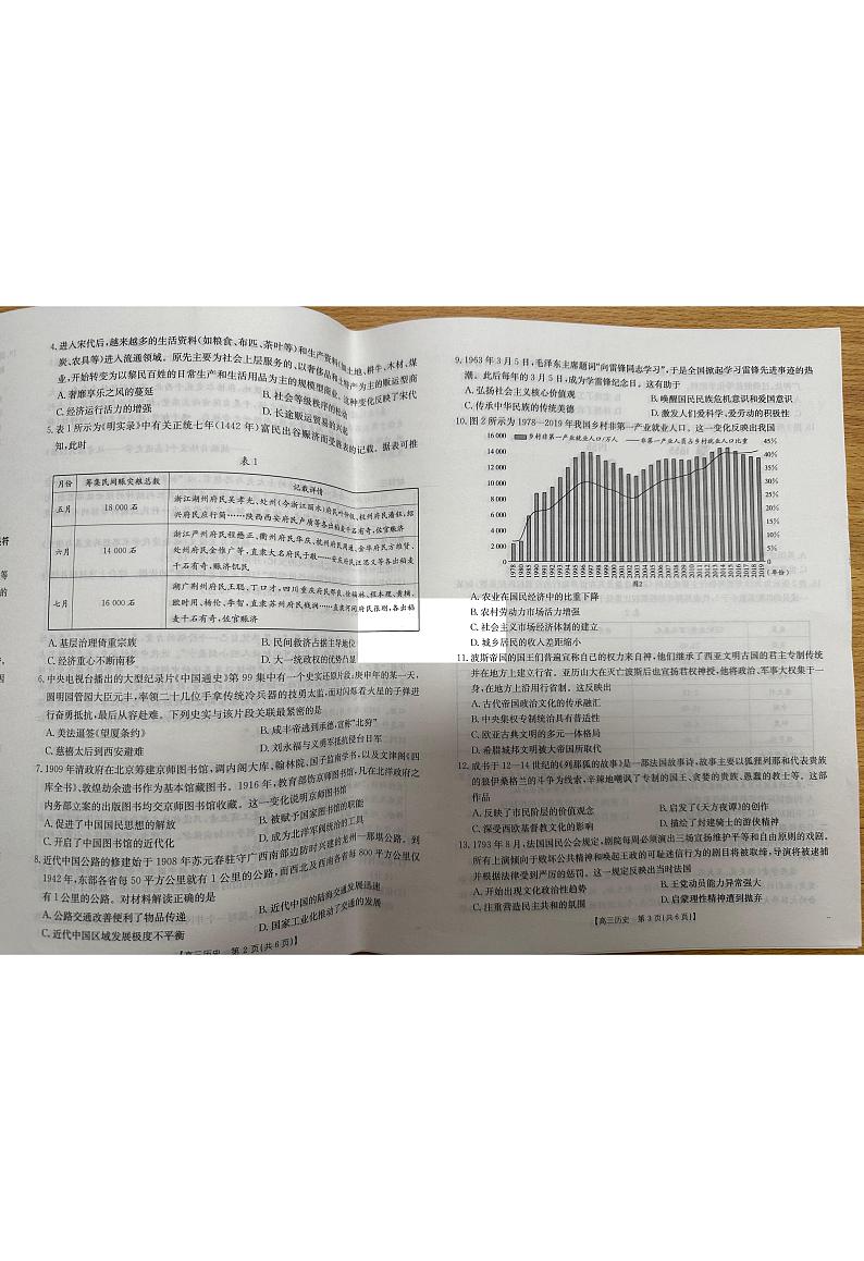 青海金太阳2025届高三10月联考历史试题第2页