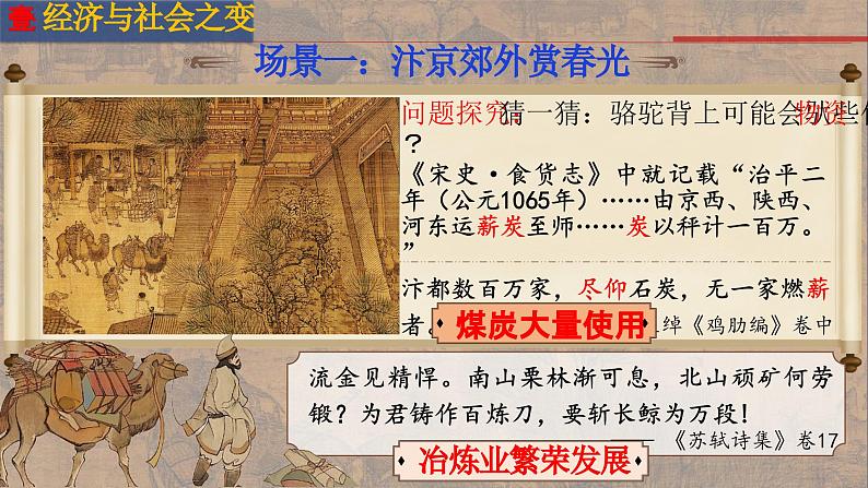第11课 览《清明上河图》品“人间烟火气——”辽宋夏金元的经济、社会与文化 课件--2024-2025学年高一上学期统编版(2019)必修中外历史纲要上第6页