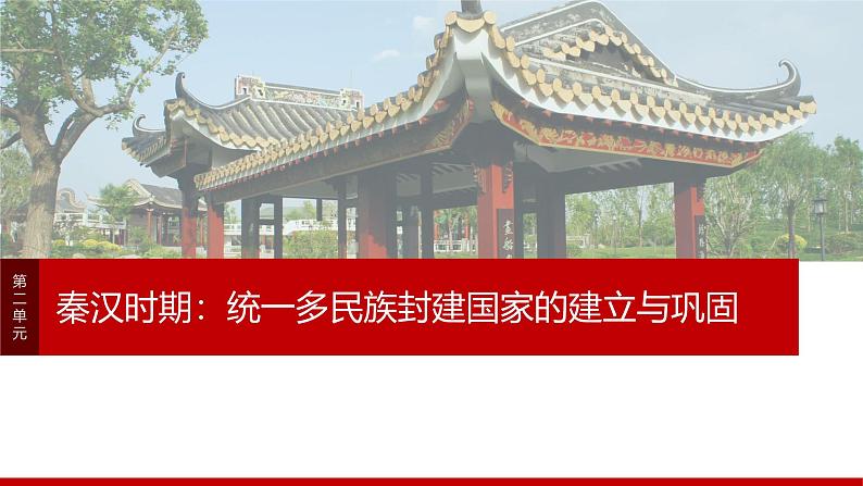 2025年高考历史一轮复习课件(部编版) 板块1 第2单元 第4讲 汉代统一多民族封建国家的巩固01