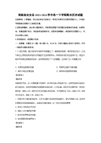 海南省定安县2023-2024学年高一下学期期末历史试卷(解析版)