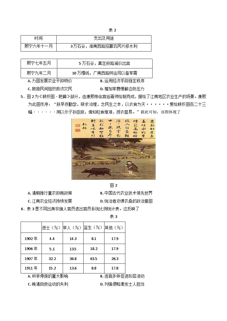 山东省淄博第一中学2024-2025学年高二上学期10月月考历史试题第2页