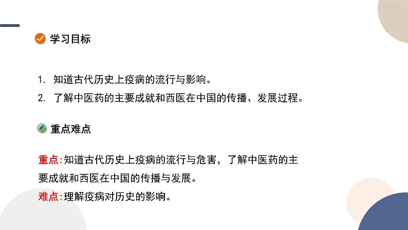 第14课 历史上的疫病与医学成就课件----2024-2025学年高中历史选择性必修2第2页