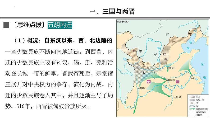 第5讲 三国两晋南北朝的政权更迭与民族交融课件--2025届高考历史一轮复习筑基拓维备考课件(中外历史纲要上)第7页