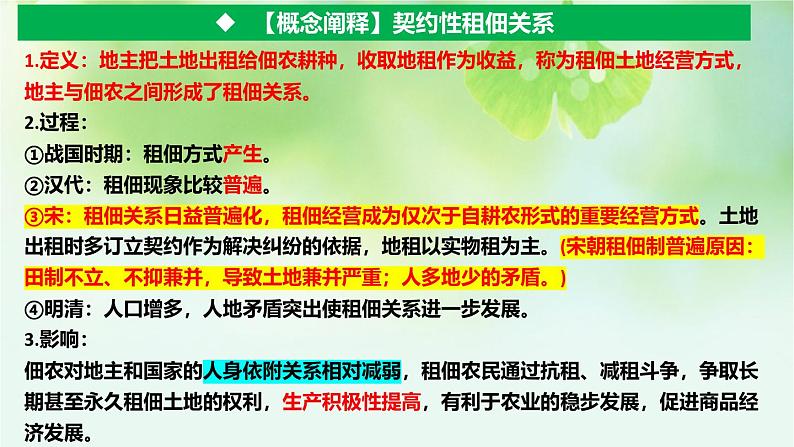 第11讲 辽宋夏金元时期经济发展 课件--2025届高三统编版(2019)必修中外历史纲要上一轮复习第7页