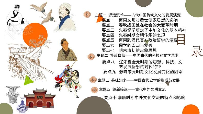 高考历史二轮专题复习课件:文以化人——中国古代的传统文化与文化交流06