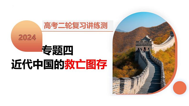 专题04 近代中国的救亡图存(课件)-2024年高考历史二轮复习讲练测(新教材新高考)第2页