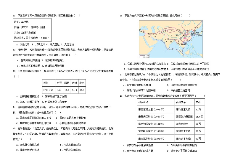 高一历史(2402-2404)第2页