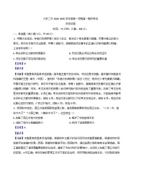 安徽省六安第二中学2024-2025学年高一上学期11月期中历史试题（解析版）