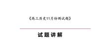 甘肅省隴南市武都實(shí)驗(yàn)中學(xué)2024-2025學(xué)年高三上學(xué)期11月月考?xì)v史試題