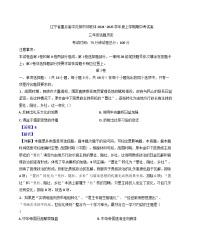 遼寧省沈陽市郊聯(lián)體2024-2025學(xué)年高三上學(xué)期11月期中考試歷史試題（解析版）