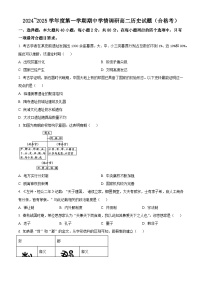 2024-2025學年度江蘇省徐州市銅山區(qū)高二上學期期中考試歷史試題