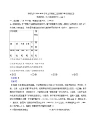 2024-2025學(xué)年度江西省豐城市第九中學(xué)高二上學(xué)期期中考試歷史（日新班）試題(解析版)