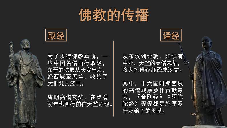 高中历史人教统编版必修中外历史纲要上08三国至隋唐的文化精品课件第7页