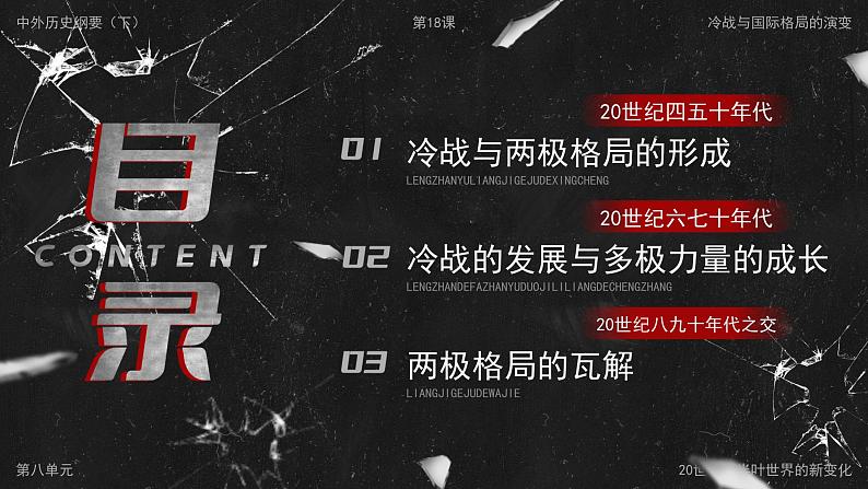 高中历史人教版统编版必修中外历史纲要下第18课冷战与国际格局的演变精品课件第2页