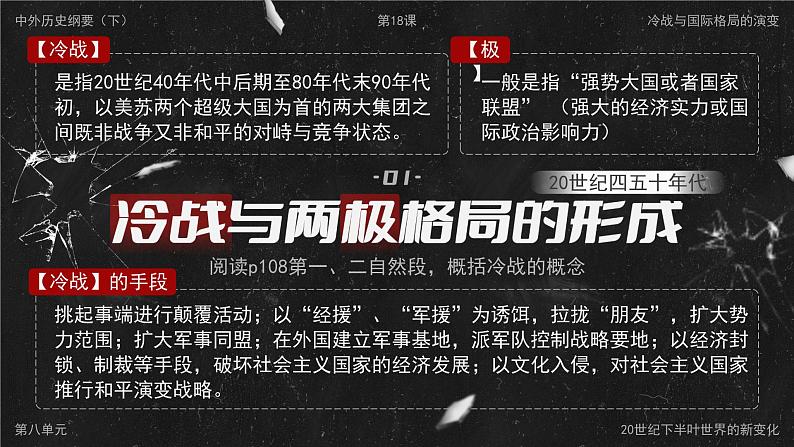 高中历史人教版统编版必修中外历史纲要下第18课冷战与国际格局的演变精品课件第3页