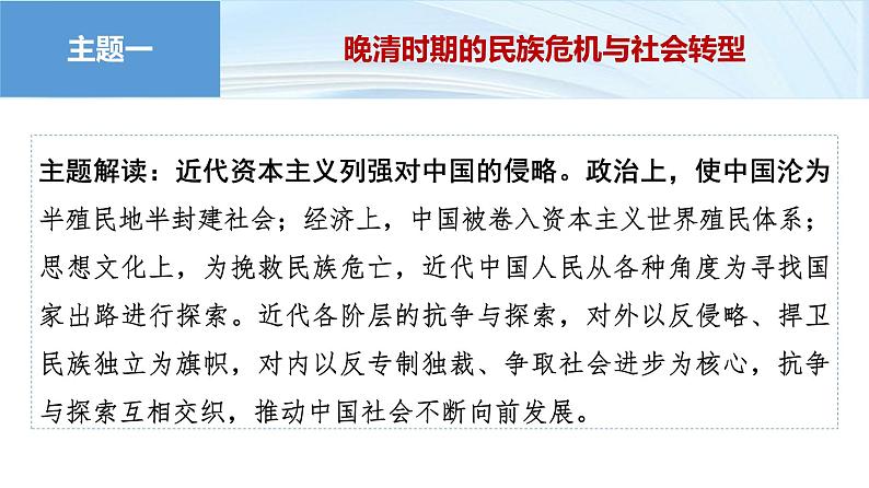 第一部分 板块二 专题五 救亡图存——中国近代的内忧外患与抗争探索-【备战2025】高考历史二轮复习课件第5页