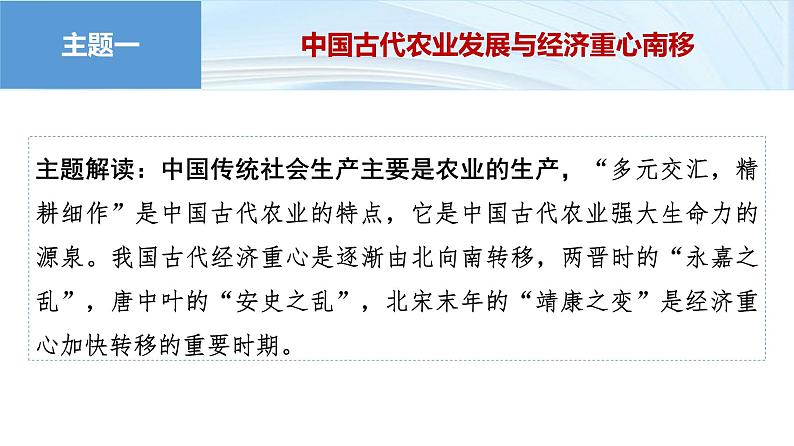 第一部分 板块一 专题三 经世济民——中国古代农耕经济发展与社会生活-【备战2025】高考历史二轮复习课件第5页