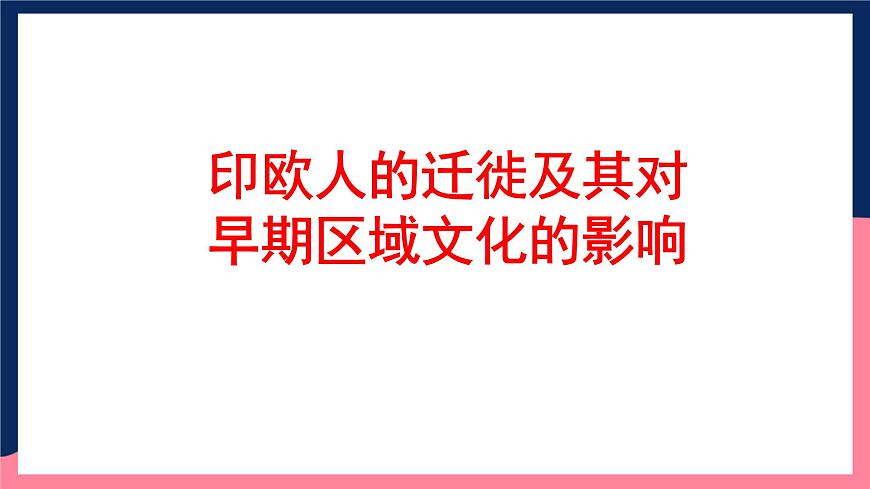 人教統(tǒng)編版高中歷史選擇性必修6《 古代人類的遷徙和區(qū)域文化的形成》（教學課件）第7頁