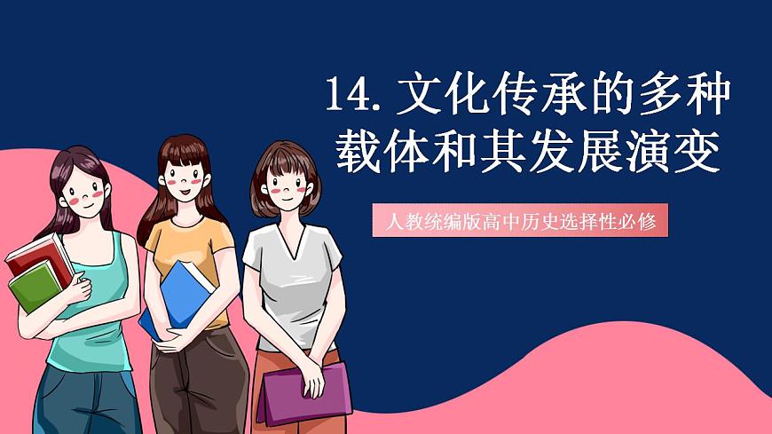 人教統(tǒng)編版高中歷史選擇性必修14《 文化傳承的多種載體和其發(fā)展演變》（教學(xué)課件）第4頁(yè)