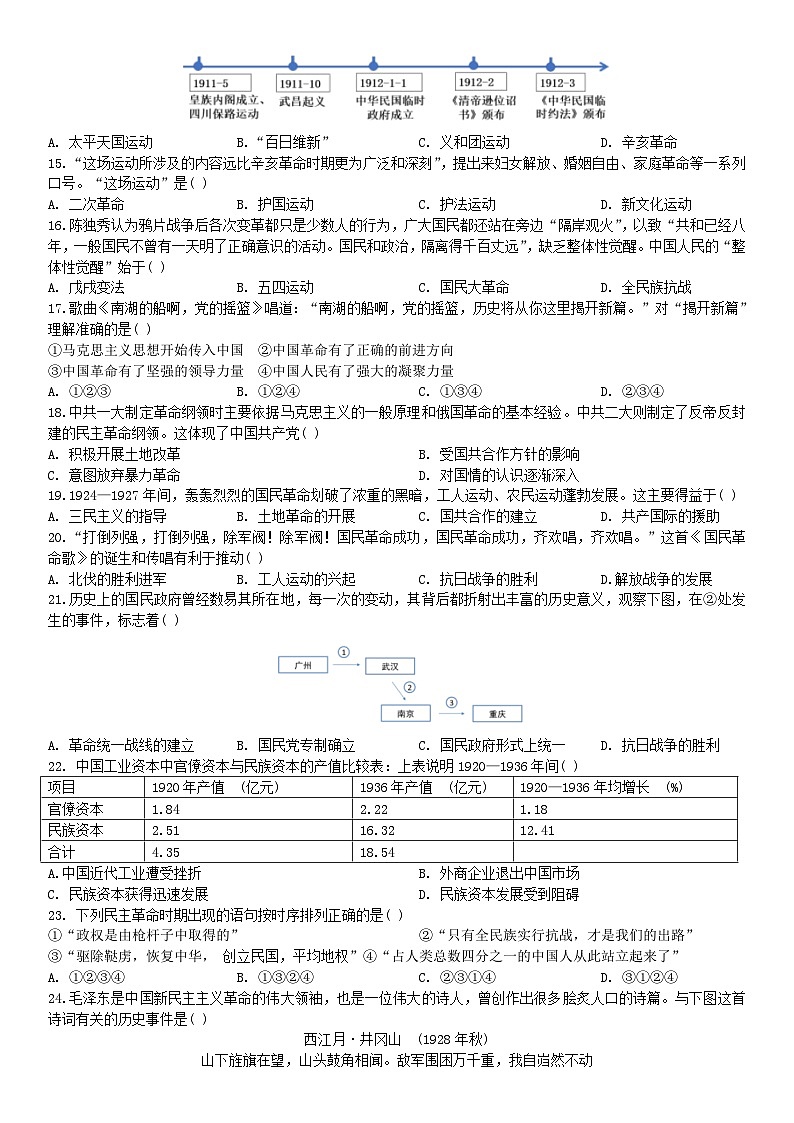 黑龙江省牡丹江市2023_2024学年高一历史上学期12月月考试题第2页